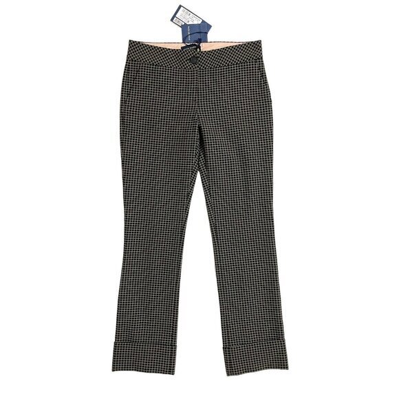 Piazza Sempione Pants - Piazza Sempione Scarlett Straight Leg Ankle Crop Pant Black SZ 38 IT NWT $495